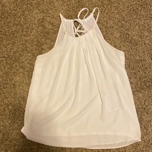 White Halter Top